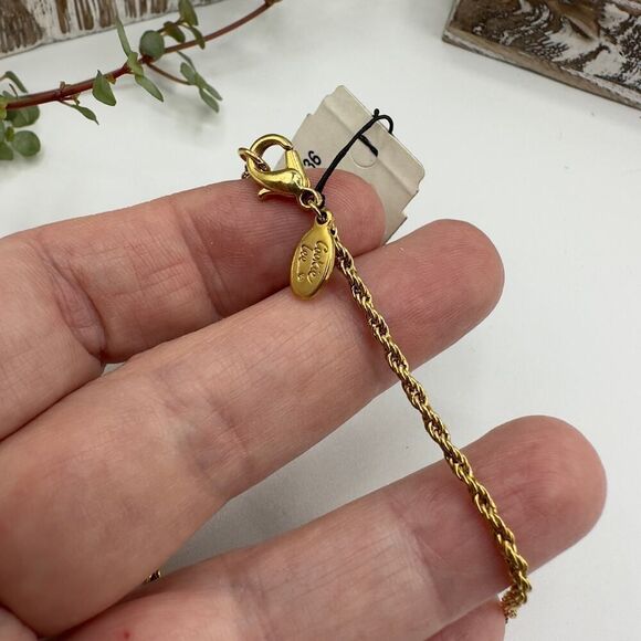 Vintage Cookie Lee Gold Thin Rope Chain Necklace - Picture 4 of 4